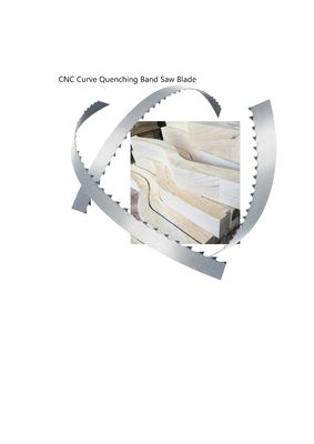 Lama da taglio CNC per tempra curva Cnc per lame per seghe a nastro per legno