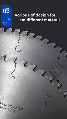 TCT Carbide Teeth Circular Saw Blade per il taglio di alluminio professionale e versatile