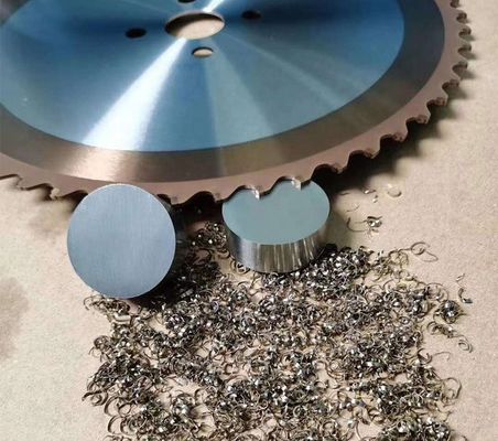 Punti di carburo Lama di sega da taglio metallo per acciaio inossidabile Ti-rivestito 285mm BS BW denti