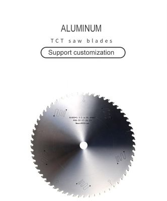 60/80/100/120 Teeth Type Carbide Tipped Circular Saw Blade per la macchina a segatura in alluminio