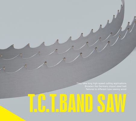 0.65-1.25MM Larghezza della lama Segatrice saldata a punta di carburo Banda di legno Legno segato per legno duro