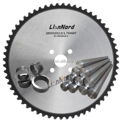 Lametta di sega circolare a carburo di tungsteno 54-120 denti 285*1,75*32 mm per acciaio inossidabile
