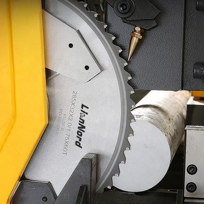 Punti di carburo di tungsteno Lama di sega circolare metallica con rivestimento TIACN 250-500mm Fornitura di dimensioni