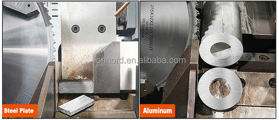 Punti di carburo di tungsteno Lama di sega circolare metallica con rivestimento TIACN 250-500mm Fornitura di dimensioni