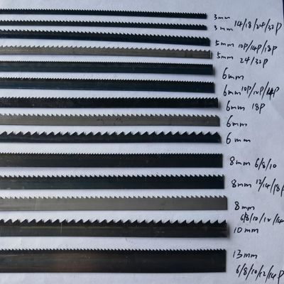 Taglio metallico M42 Lama a sega a fascia con 3/4/6/8/10/13/19 mm di larghezza Supporto personalizzato OEM