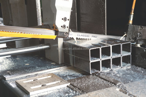 Macchina di segatura automatica a banda di taglio del metallo CNC per barre e tubi in acciaio a motore potente