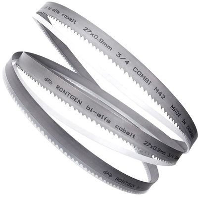 Lata di sega a fascia per barre e tubi di metallo 27/34/41/54/67/80 mm Larghezza Germania RONTGEN