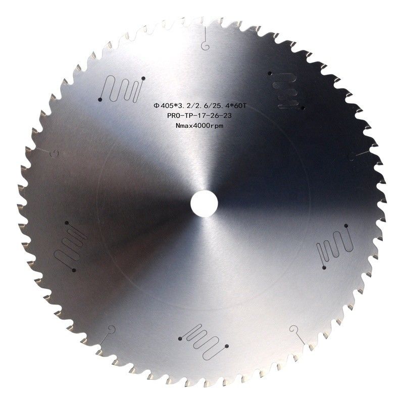 60/80/100/120 Teeth Type Carbide Tipped Circular Saw Blade per la macchina a segatura in alluminio